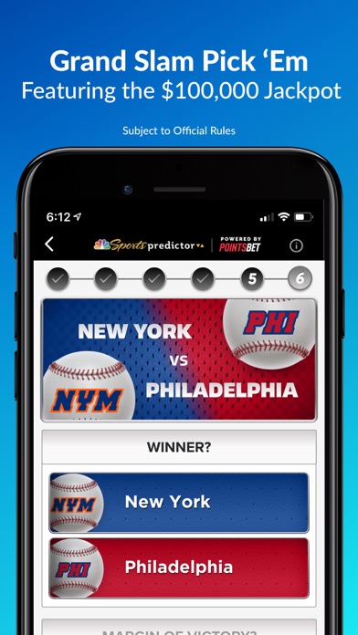 NBC Pick'Em MLB App Store
